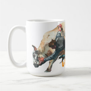 Taza De Café Oeste de Cowboy Rodeo Bull