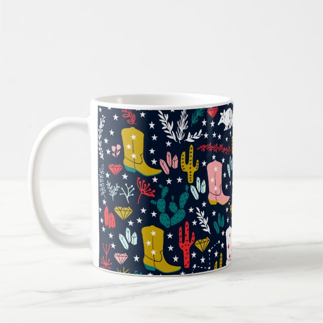 Taza De Café Oeste de Cowgirl Coffee Mug (Izquierda)