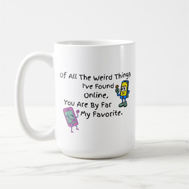 Taza De Café Of All The Weird Things Mug (Izquierda)