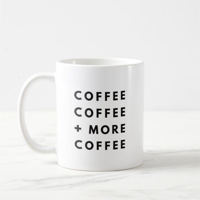 Taza De Café oferta de café lindo y negro (Izquierda)