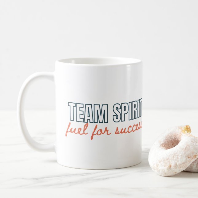 Taza De Café Oferta de negocio de citas Inspiradoras de Team Sp (Con donut)