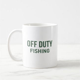 Taza De Café Off Duty Fishing – Relaxed Outdoor Lifestyle