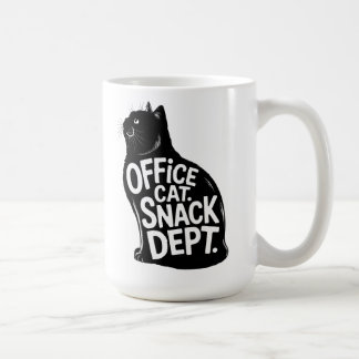 Taza De Café Office Cat Snack Department Workplace Humor
