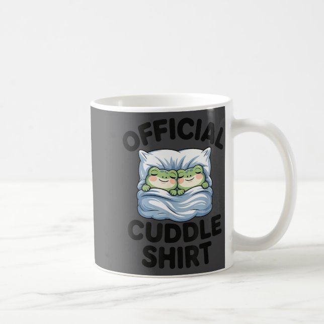 Taza De Café Official Cuddle Frogs Cozy Gift (Derecha)