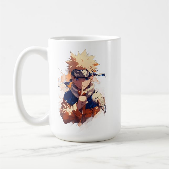 Taza De Café Official Naruto Anime Mug - 11oz Ceramic Coffee Cu (Izquierda)