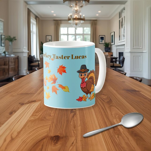Taza De Café Official Turkey Taster Lucas Thanksgiving Mug (Subido por el creador)