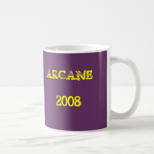 Taza De Café oficial arcane merch mug "2008" (Derecha)