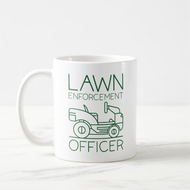 Taza De Café Oficial de aplicación de la ley (Izquierda)