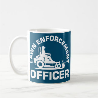 Taza De Café Oficial de aplicación de la ley Landscaper Lawnmow