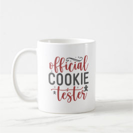 Taza De Café Oficial de Cookie Tester Personalizado