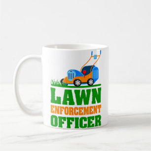 Taza De Café Oficial de Cumplimiento de Césped Gif Divertido de