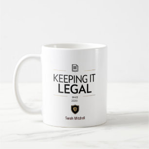 Taza De Café Oficial de Cumplimiento Personalizado