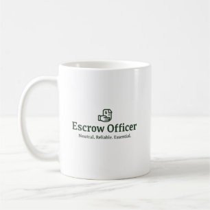 Taza De Café Oficial de Custodia – Neutral. Confiable. Esencial