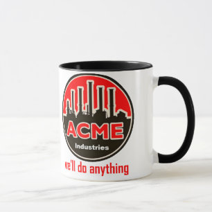 taza de café oficial de industrias acme