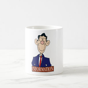 Taza De Café Oficial de Información Empleado Profesional