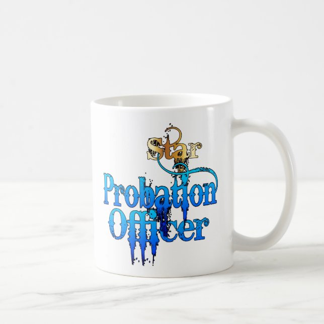 Taza De Café Oficial de libertad vigilada (Derecha)