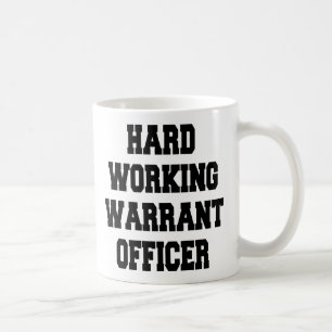 Taza De Café Oficial de órdenes de trabajo duro