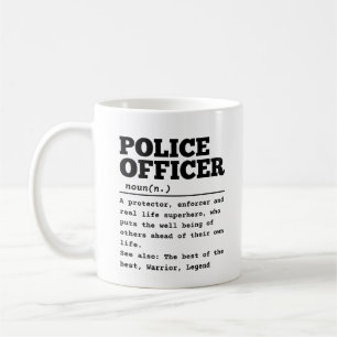 Taza De Café Oficial de policía