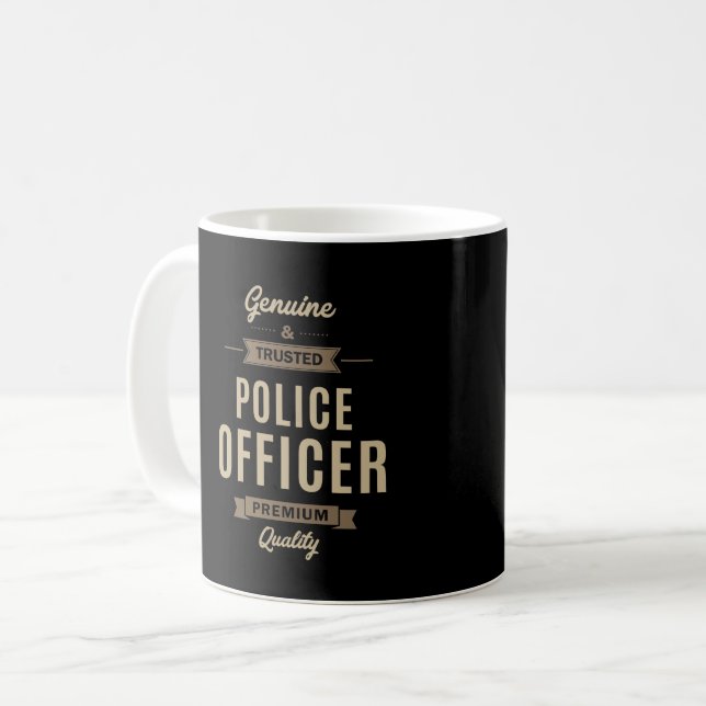 Taza De Café Oficial de policía (Anverso izquierdo)