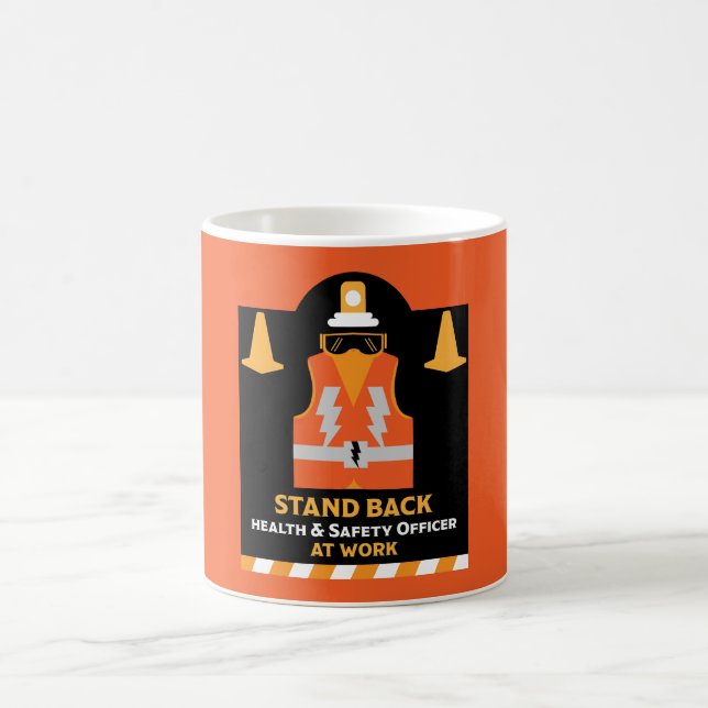 Taza De Café Oficial De Salud Y Seguridad (Centro)