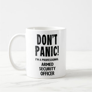 Taza De Café Oficial de Seguridad Armada