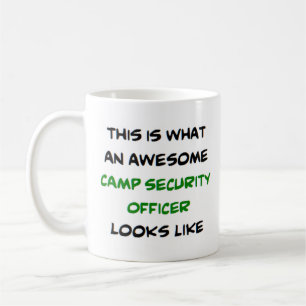 Taza De Café oficial de seguridad del campamento, impresionante