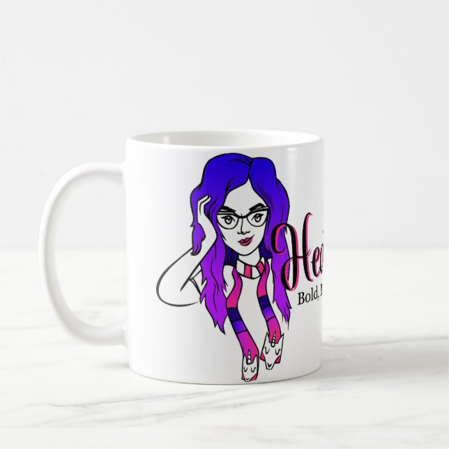Taza de café oficial del logotipo (Izquierda)