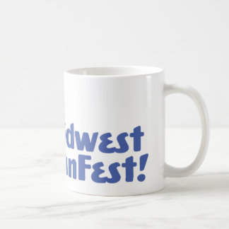 Taza de café oficial del logotipo de Cercano oeste