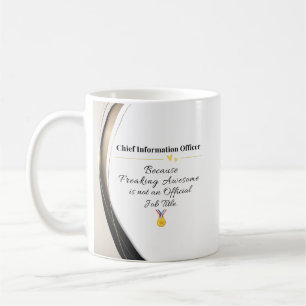 Taza De Café Oficial Jefe de Información