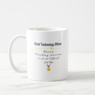 Taza De Café Oficial Jefe de Tecnología