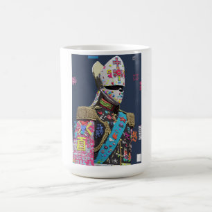 Taza De Café Oficial Militar de Arte Glitch Voxel Futurista Cib