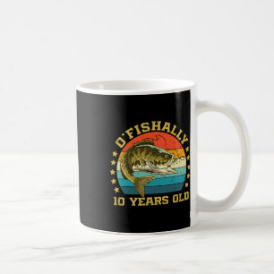 Taza De Café Oficialmente 10 años de edad divertido cumpleaños