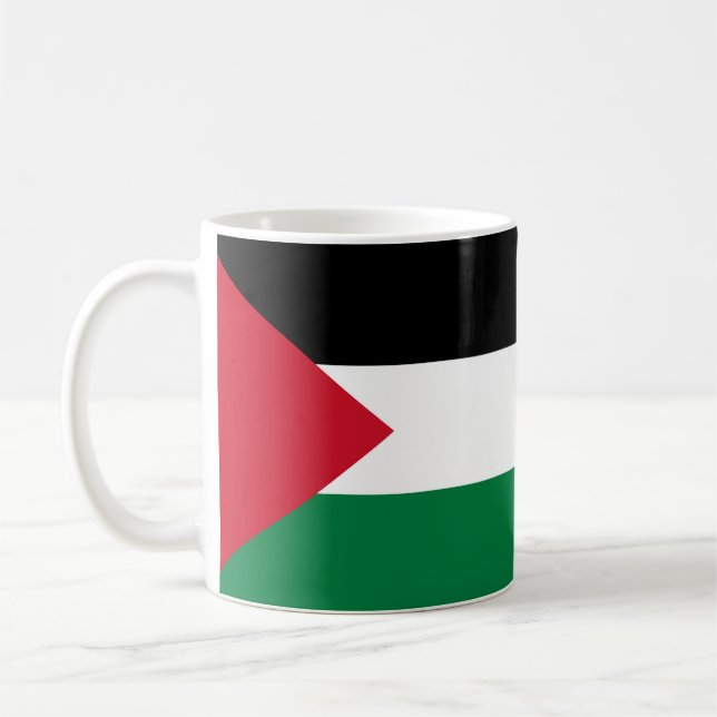 Taza De Café oficialmente bandera del Estado de Palestina (Izquierda)