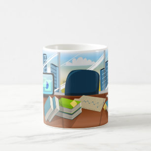 Taza De Café Oficina de Banca Corporativa