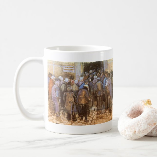 Taza De Café Oficina de Lotería del Estado (Dinero Pobre) (Con donut)