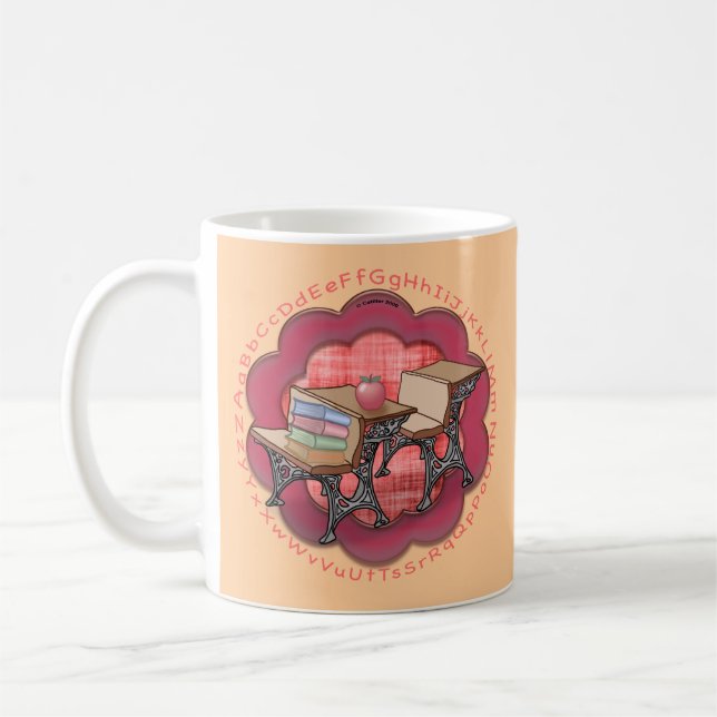 Taza De Café Oficina de profesores de escuela (Izquierda)