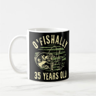 Taza De Café O'fishally 35 años pescador 35 años WiFi