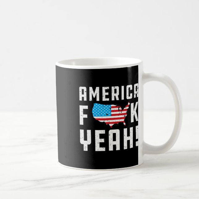 Taza De Café Ofjuly America Yeah Funny Gift (Derecha)