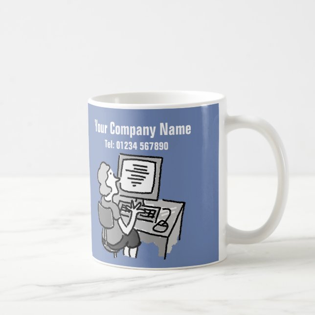 Taza De Café Ofrecer servicios de secretaría (Derecha)