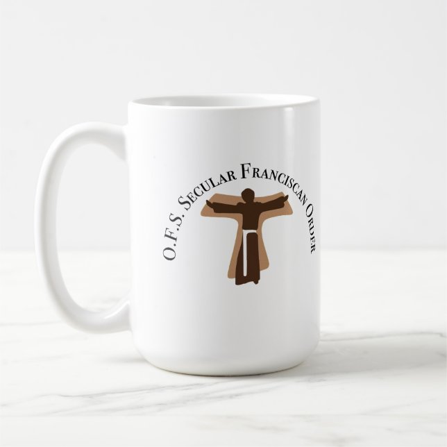 Taza De Café OFS Secular Franciscan Mug (Izquierda)
