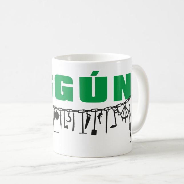 Taza De Café Oggun y achaba (Anverso derecho)