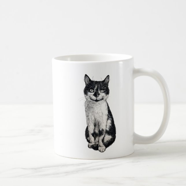 Taza De Café Ogie el gato (Derecha)