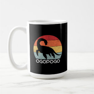 Taza De Café Ogopogo, el Monstruo del Lago Okanagan de los 70