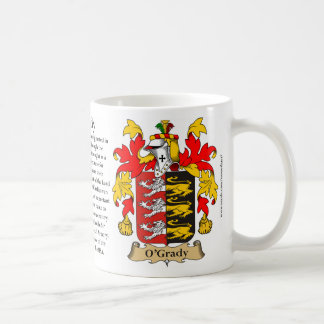 Taza De Café O'Grady, el origen, el significado y el escudo