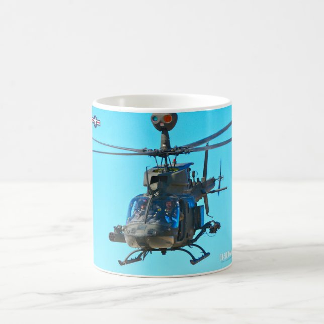 TAZA DE CAFÉ OH-58D KIOWA (Centro)
