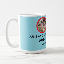 Taza De Café Oh Baby Gato Imagen Regalo Bebé Azul