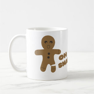 Taza De Café oh broche, hombre de pan de jengibre, Felices