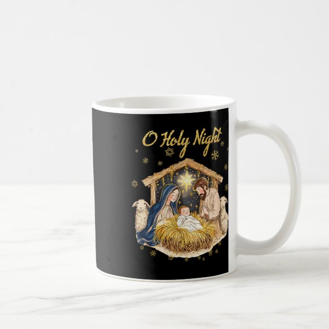 Taza De Café Oh Buenas Noches Navidades Religiosos Natividad Es (Derecha)