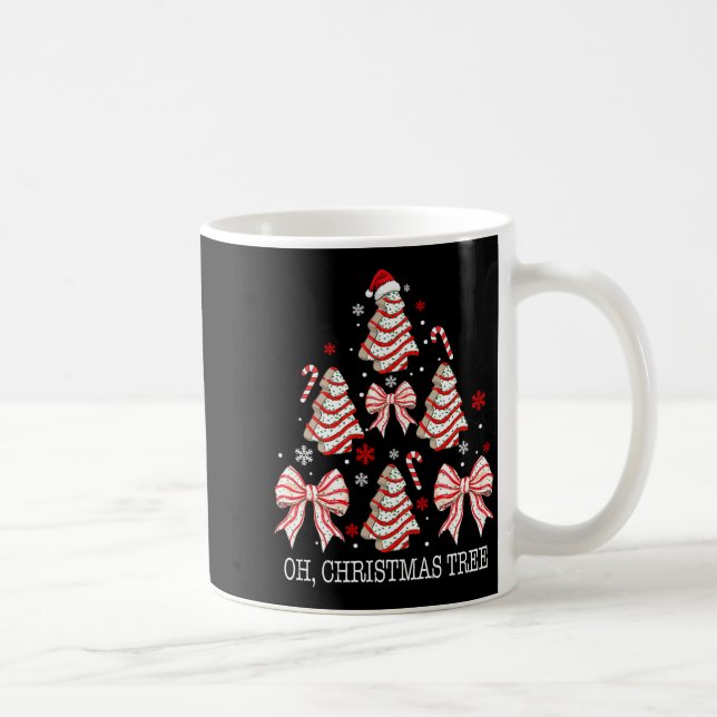 Taza De Café Oh Christmas Tree Cakes Debbie Becky Jen Cake Love (Derecha)