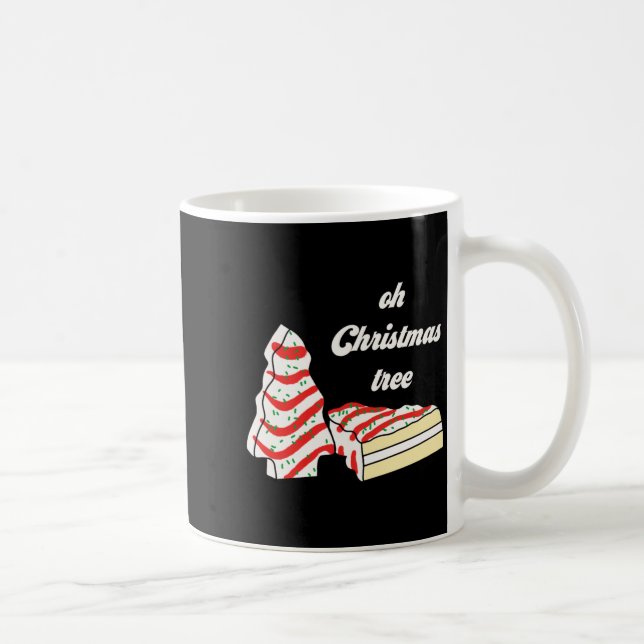 Taza De Café Oh Christmas Tree Cakes Debbie Funny Christmas Sna (Derecha)
